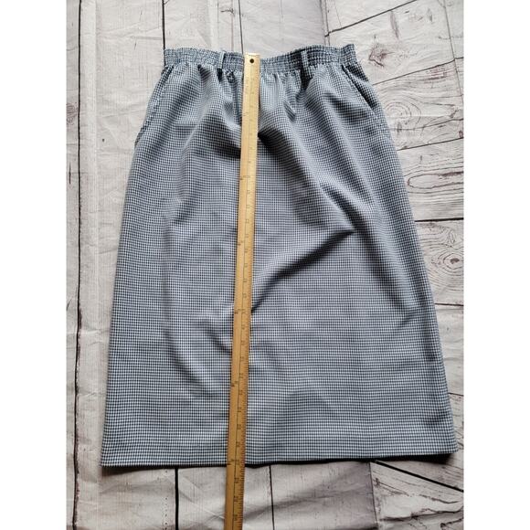 Vintage Cape Cod Sportswear Skirt Blue White Plaid Checkered 12 - Picture 3 of 9